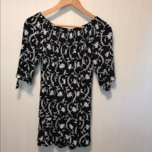 Black & White print tunic